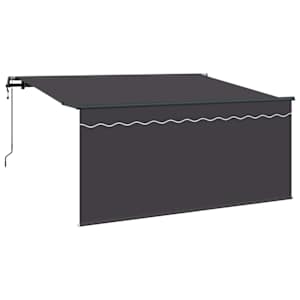 Budsorovatelné zastřešení Antracit 300 x 200 cm textil - obrázek 2