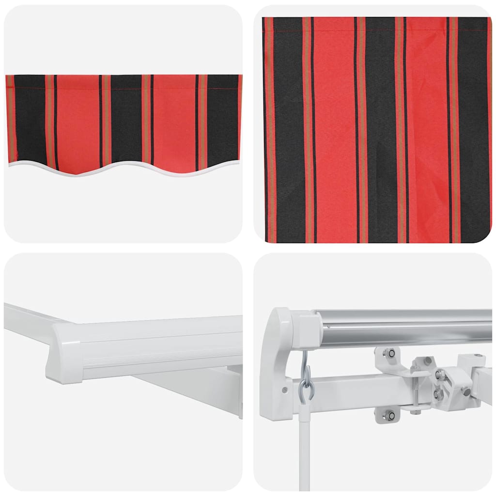 Inklapbaar Zonnescherm Oranje 300 x 200 cm Stof image 8