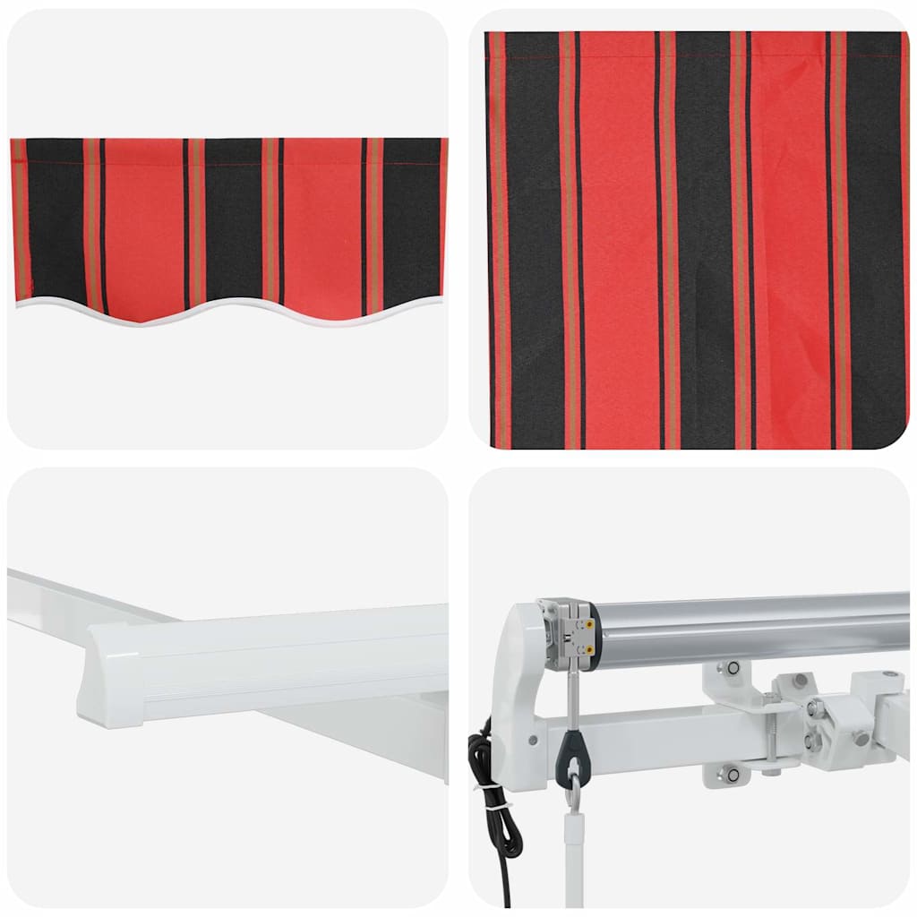 Inklapbaar Zonnescherm Oranje 300 x 200 cm Stof image 8