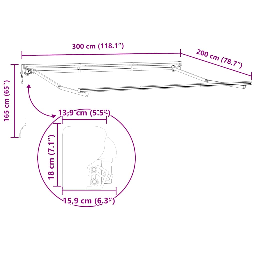 Zijde Frame Multikleur 300 x 200 cm Polyester met PU-coating image 13