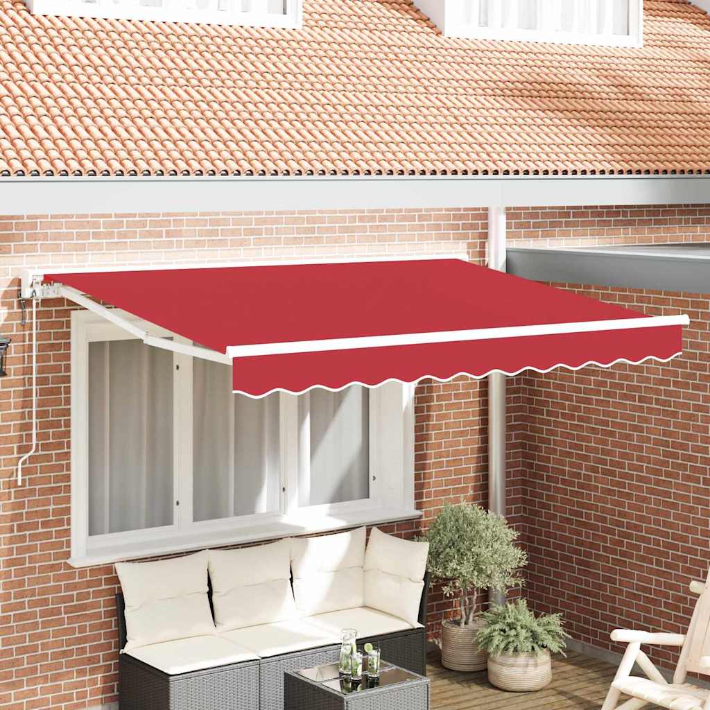 Inklapbaar Zonnescherm Rood 300×200 cm