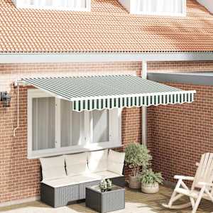 Retraktilna tenda Zelena 300 x 200 cm blago