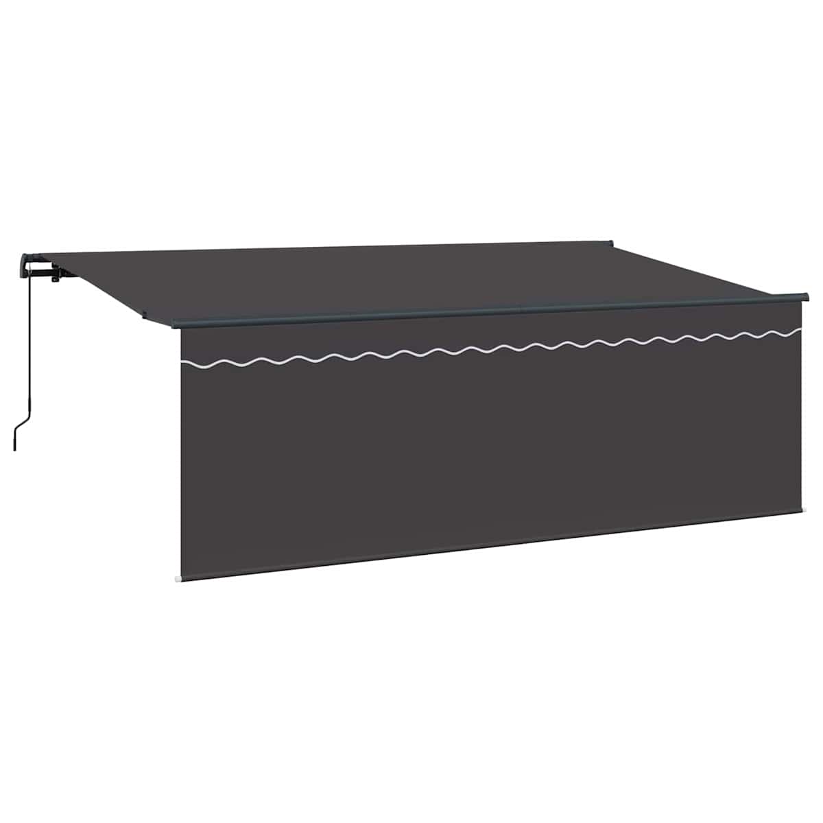 Udtrækkelig markise Antracit 350 x 200 cm - Billede 2