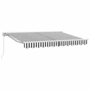 Rám markýzy Antracitová a bílá 350 x 200 cm - obrázek 2