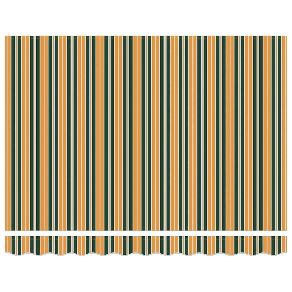 Inklapbaar Zonnescherm Groen 350 x 200 cm Stof image 7