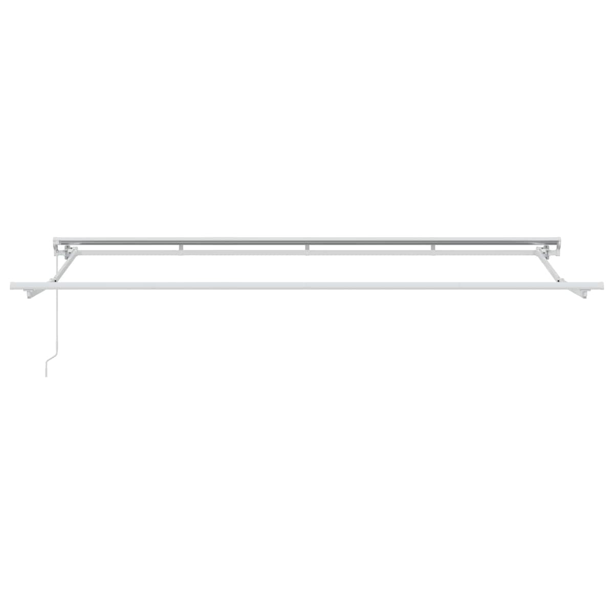 Udtrækkelig markise Antracit 400 x 200 cm - Billede 3
