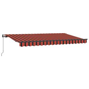 Budsorovatelné zastřešení Oranžová 400 x 200 cm textil - obrázek 2