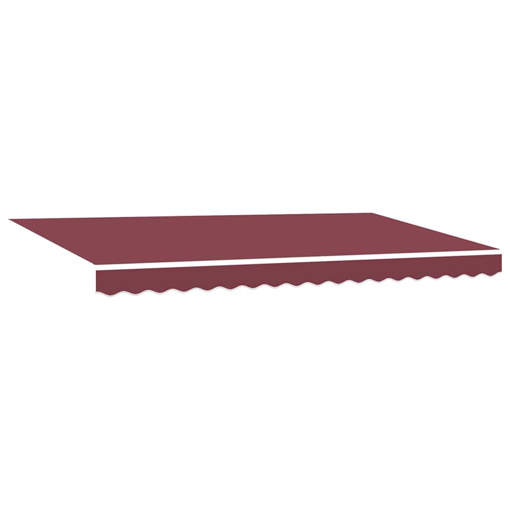 Vetoutuva markiisi Burgundi 400 x 200 cm Polyesteri, Alumiini