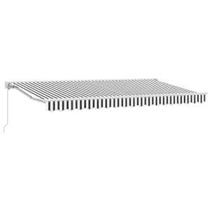Budsorovatelné zastřešení Antracitová a bílá 400 x 200 cm - obrázek 2