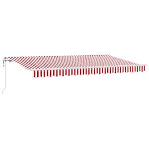 Budsorovatelné zastřešení Červená 400 x 200 cm textil - obrázek 2