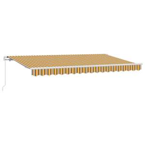 Budsorovatelné zastřešení Žlutá 400 x 200 cm textil - obrázek 2