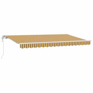 Budsorovatelné zastřešení Žlutá 400 x 200 cm textil - obrázek 2