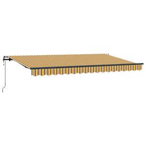 Budsorovatelné zastřešení Žlutá 400 x 200 cm textil - obrázek 2
