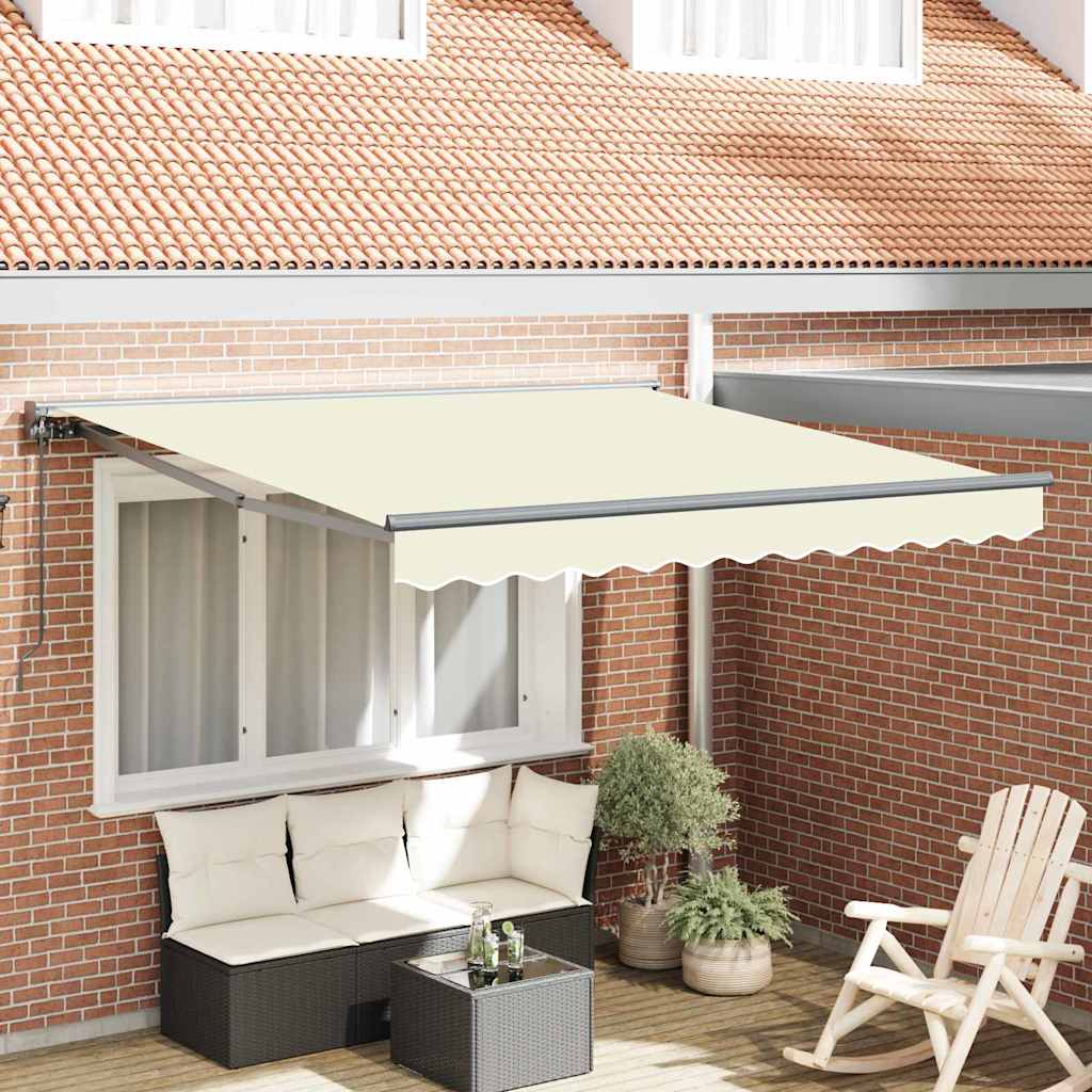 Utrækkelig Markise Creme 300x250 cm Polyester
