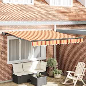 Vlečna tenda Rumena in oranžna 300 x 250 cm