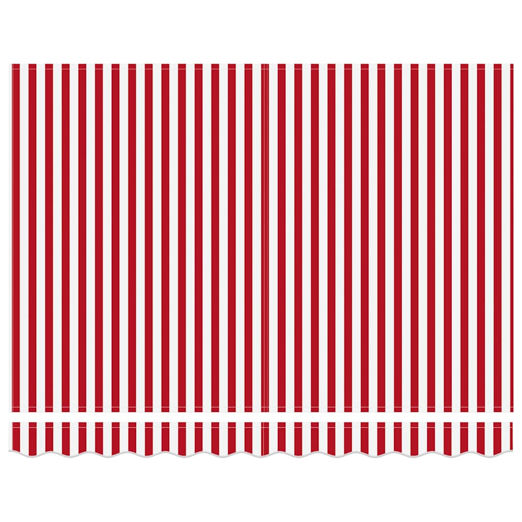 Inklapbaar Zonnescherm Rood en Wit 300 x 250 cm image 8