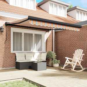 Senčnik večbarvno 300 x 250 x 165 cm Poliester in aluminij - slika 3