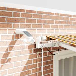 Retraktilna tenda večbarvno 300 x 250 cm Poliester in kovina - slika 4