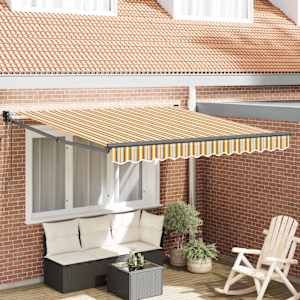 Markýza Vícebarevný 300 x 250 cm Polyester a kov - obrázek 1