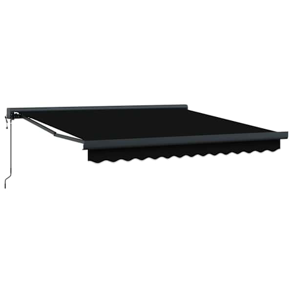 vidaXL Kokkuvolditav varikatus Must 300 x 250 x 165 cm