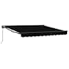 vidaXL Kailastud raam Must 300 x 250 cm Pol&uuml;ester PU-kattega