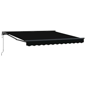 vidaXL Kailastud raam Must 300 x 250 cm Pol&uuml;ester PU-kattega
