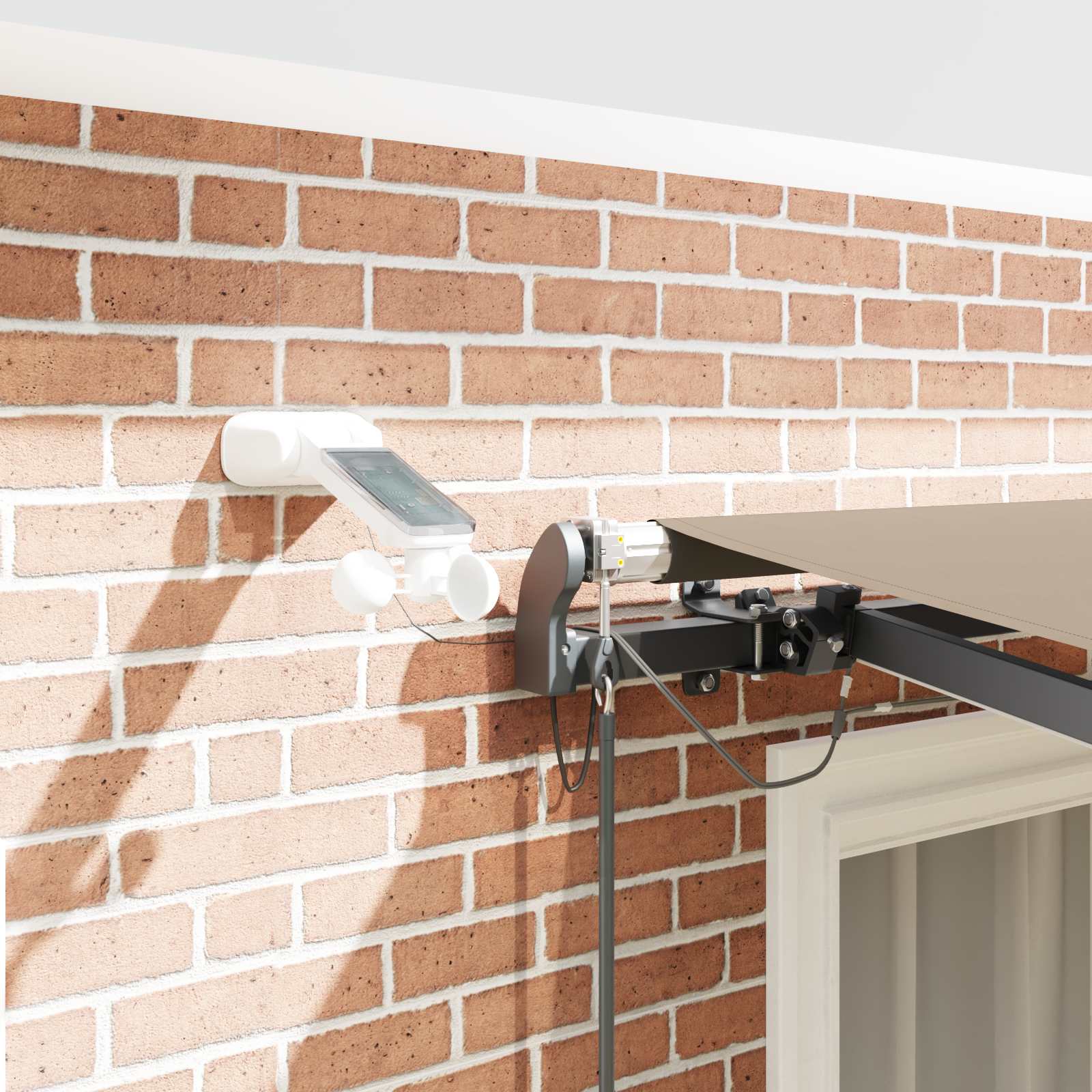 Luifeldoek met Beige 300 x 250 cm Polyester image 4