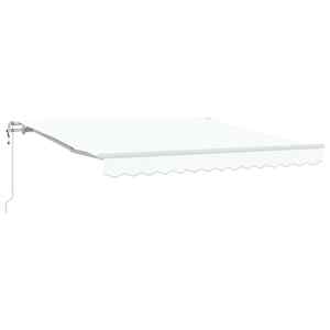 Retraktilna tenda Bela 300 x 250 cm blago - slika 2