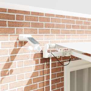 Retraktilna tenda Bela 300 x 250 cm Poliester in kovina - slika 4