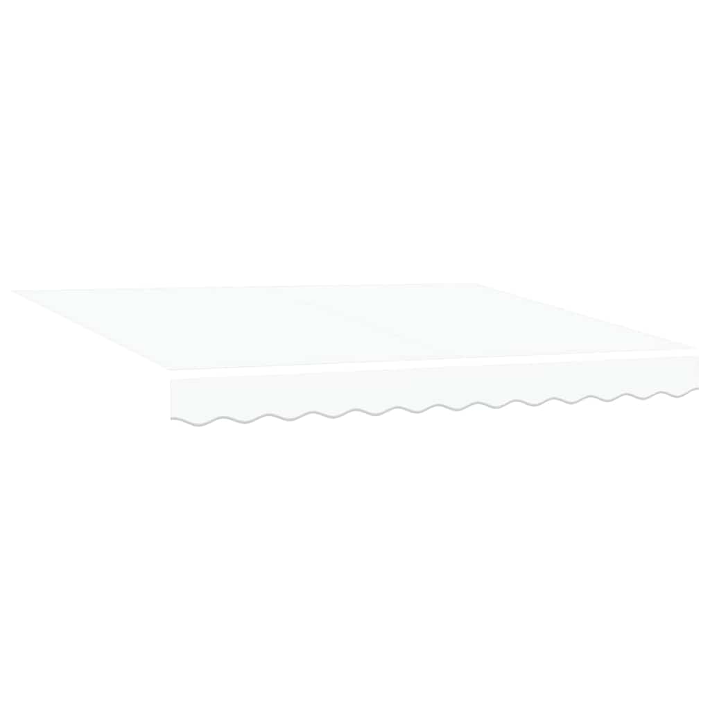 Manuaalinen Sisäänvedettävä Markiisi LED Valkoinen 300×250 cm, vidaXL Markiisi Varustuskangas 3×2.5 m Runko Valkoinen