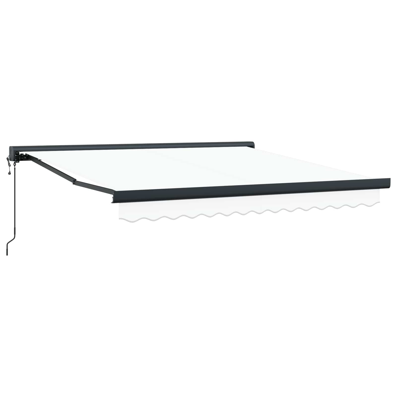 vidaXL Markise Weiß 300 x 250 x 165 cm Polyester und Aluminium