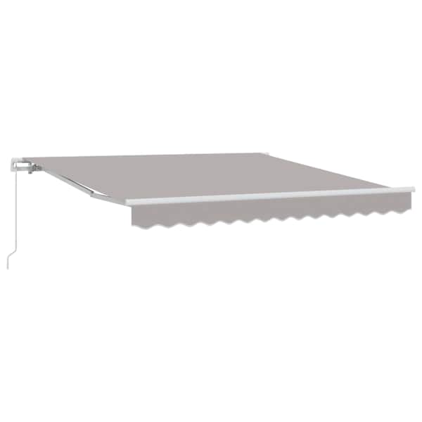 vidaXL Kokkuvolditav varikatus Helehall 300 x 250 x 165 cm