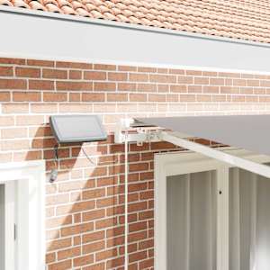 Retraktilna tenda Svetlo siva 300 x 250 cm Tkanina in jeklo - slika 4