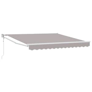 vidaXL Kokkuvolditav varikatus Helehall 300 x 250 x 165 cm