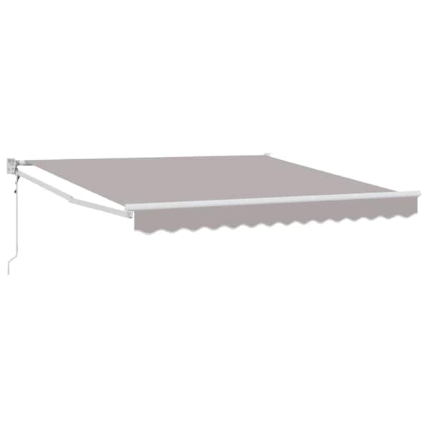 vidaXL Kokkuvolditav varikatus Helehall 300 x 250 x 165 cm