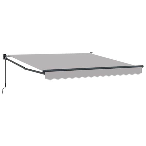 vidaXL Kokkuvolditav varikatus Helehall 300 x 250 x 165 cm