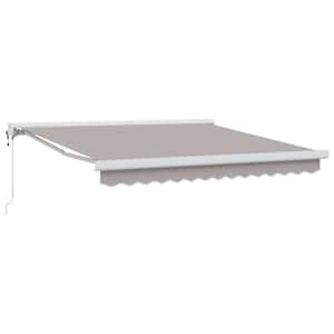 Markýza Světle šedá 300 x 250 x 165 cm Polyester a hliník - obrázek 1