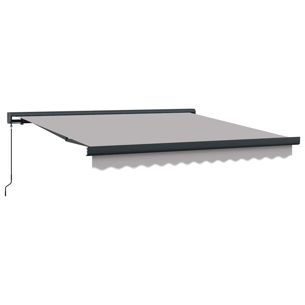Manuaalinen Nostatettava Aurinkosuojaverho Vaaleanharmaa 300 x 250 cm