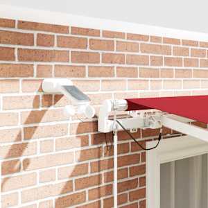 Retraktilna tenda Rdeča 300 x 250 cm Poliester in kovina - slika 4