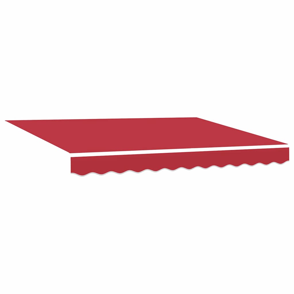 Manuaalinen Sisäänvedettävä markiisi LED-valolla Punainen 300×250 cm, vidaXL Markiisinkorvausmateriaali 3×2.5 m Runko Punainen