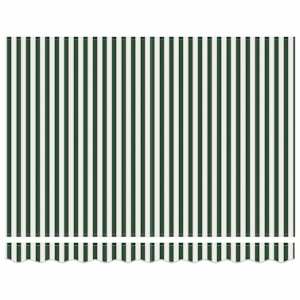 Elektrická Retrakční markýza Zelená a bílá 300 x 250 cm - obrázek 7