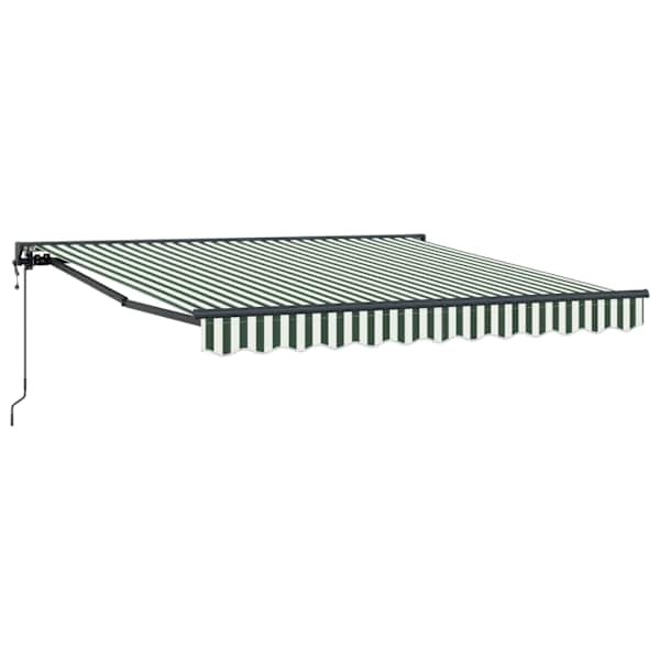 vidaXL Kailastud raam Roheline ja Valge 300 x 250 cm