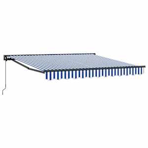 Budsorovatelné zastřešení Modrá a bílá 350 x 250 cm - obrázek 2