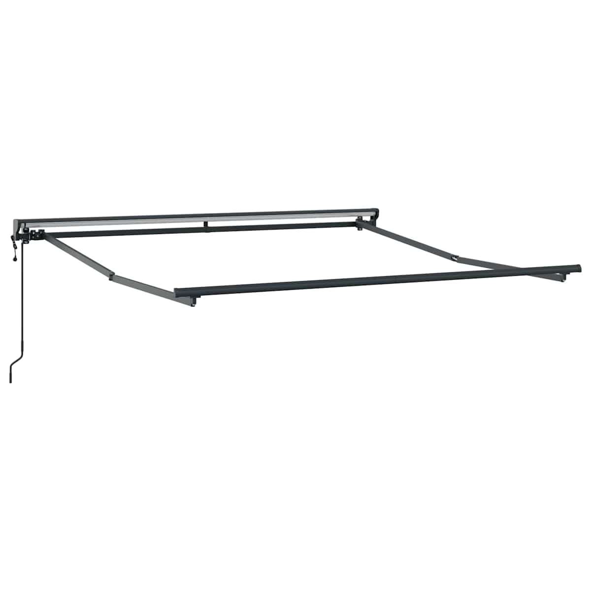 Udtrækkelig markise Blå og Hvid 350 x 250 cm - Billede 6