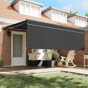 Rám markýzy Žlutá a bílá 350 x 250 cm - obrázek 3