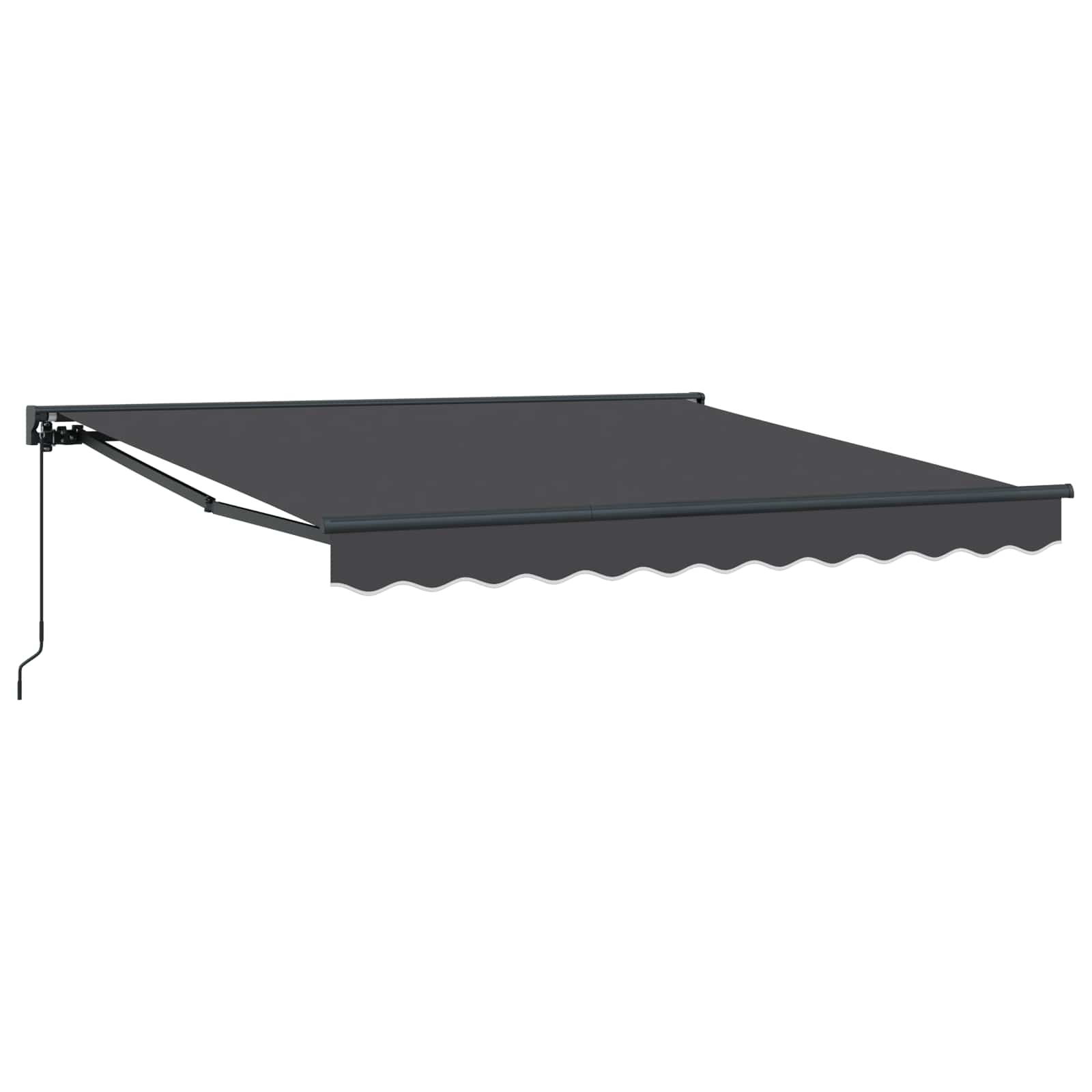 vidaXL Rám markýzy Antracitová 350 x 250 cm