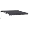 vidaXL Kailastud raam Antratsiit 350 x 250 cm Pol&uuml;ester PU-kattega