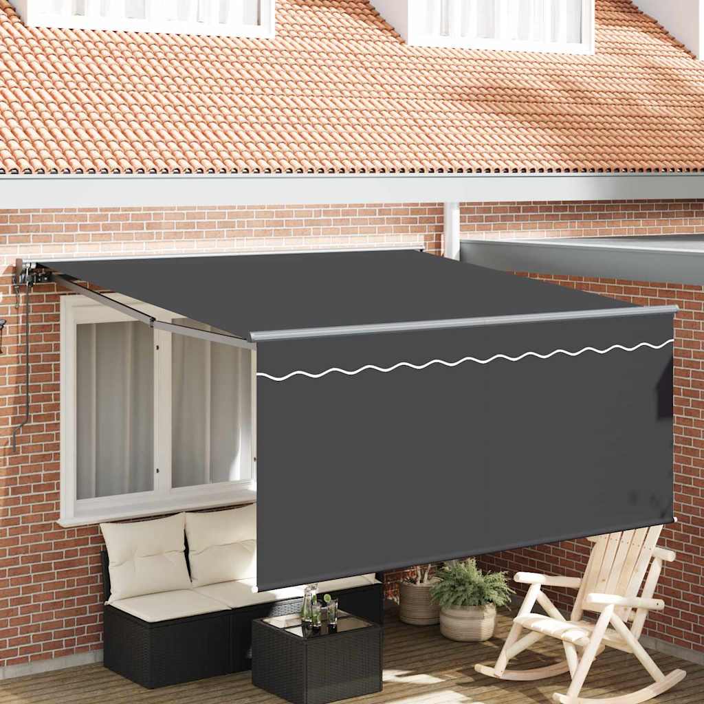 Vetoutuva markiisi Antrasiitti Harmaa 350 x 250 cm