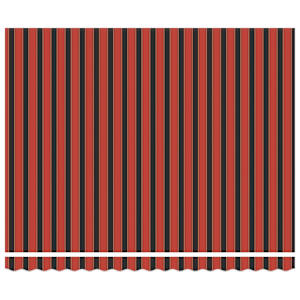 Retraktilna tenda oranžna in rjava 350 x 250 cm blago - slika 6