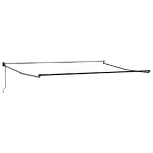 Retraktilna tenda z LED lučmi Oranžna in Rjava 350 x 250 cm - slika 5